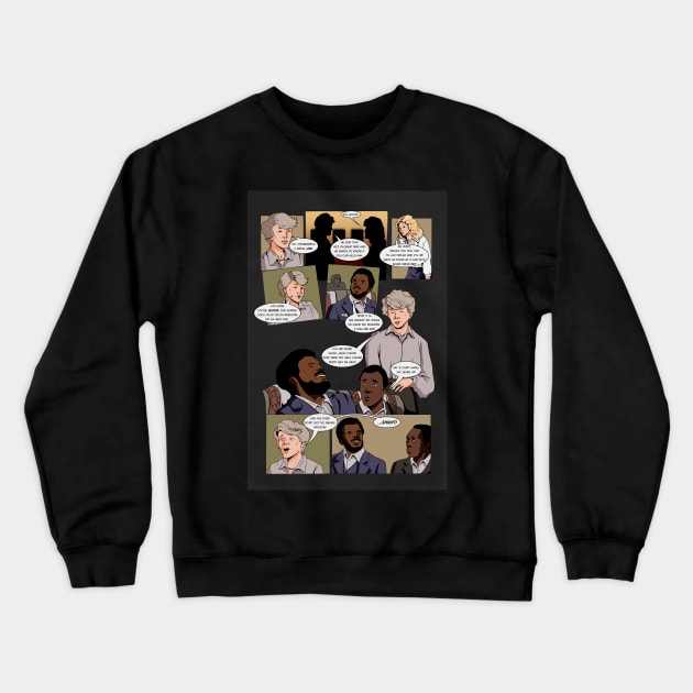 I Speak Jive Crewneck Sweatshirt by blackdrawsstuff